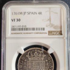 Monedas de España: 4 REALES NGC MADRID 1761. Lote 379564364