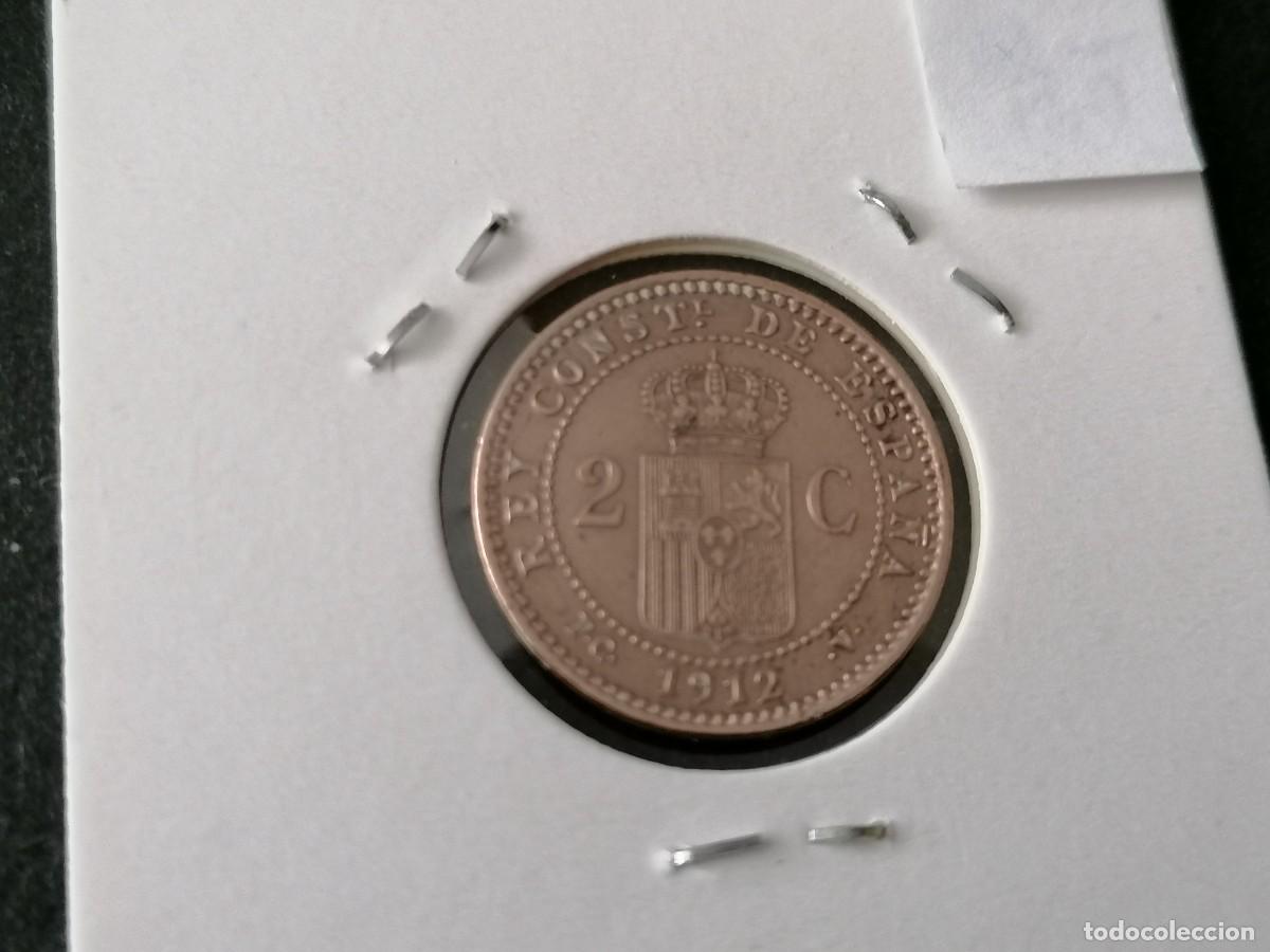 Monedas de Espa&ntilde;a: Moneda 2 c&eacute;ntimos, 1912, Espa&ntilde;a, MBC++, estrella 12 - Foto 2
