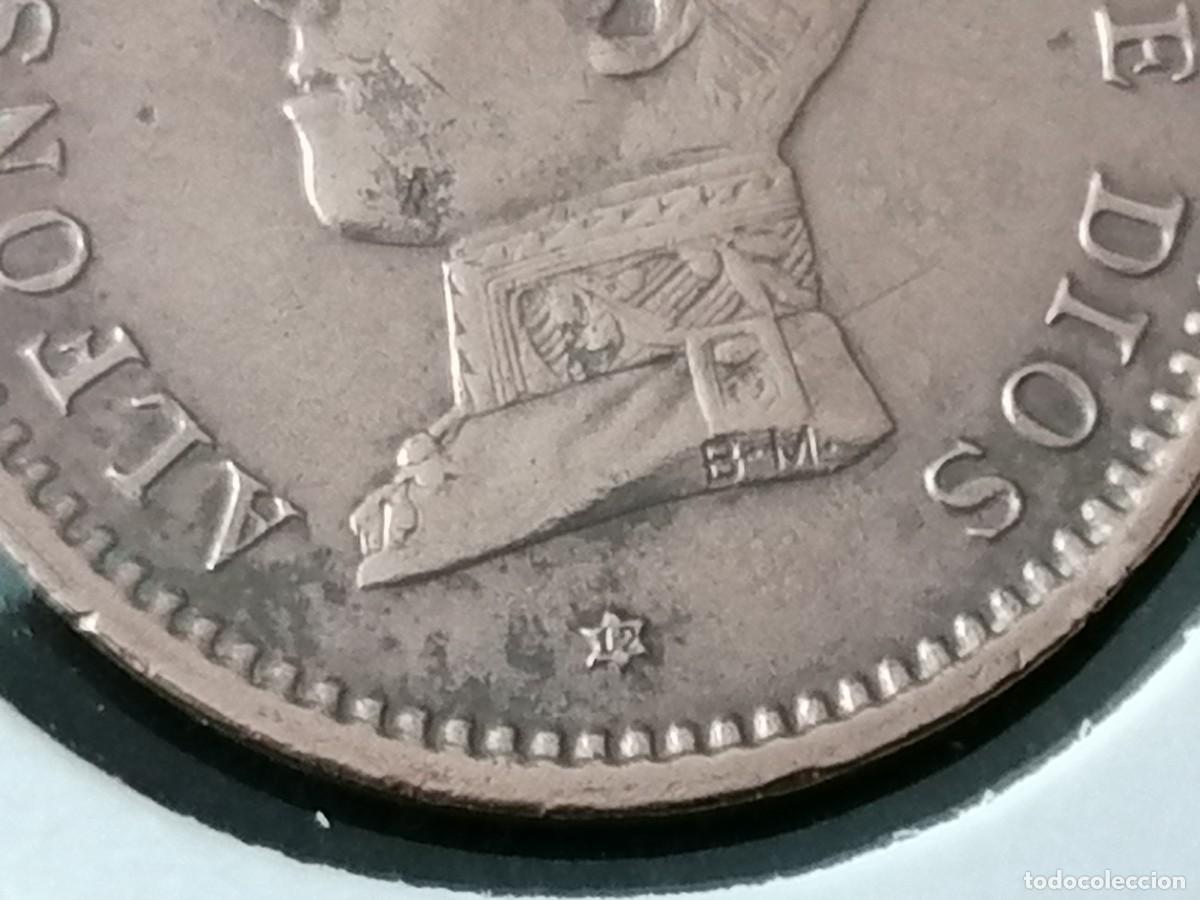 Monedas de Espa&ntilde;a: Moneda 2 c&eacute;ntimos, 1912, Espa&ntilde;a, MBC++, estrella 12 - Foto 3