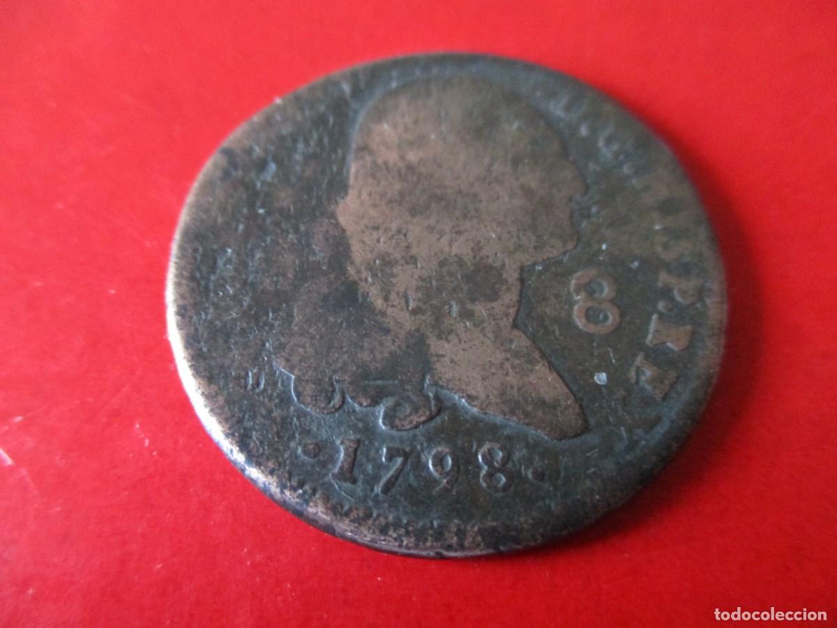 Monedas de Espa&ntilde;a: 8 maravedies de Carlos IV 1798 - Foto 1