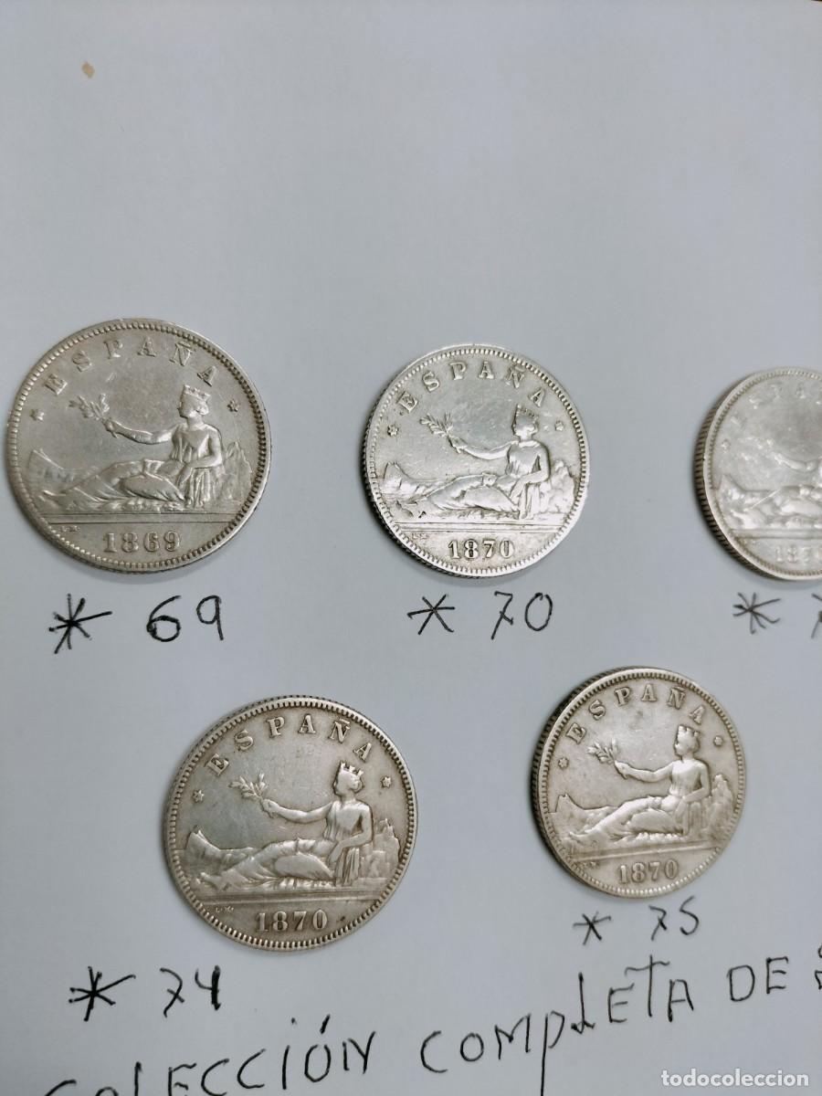 Monedas de Espa&ntilde;a: 5 monedas de 2 peseta de la Republica - Foto 2