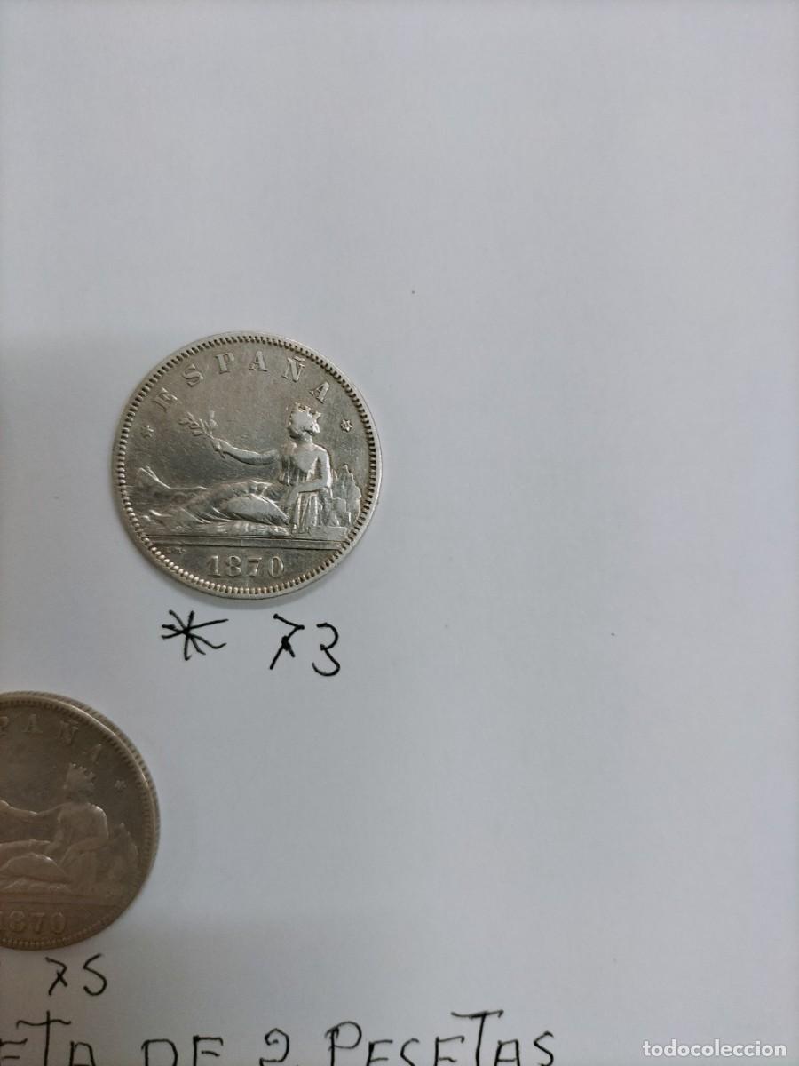 Monedas de Espa&ntilde;a: 5 monedas de 2 peseta de la Republica - Foto 4