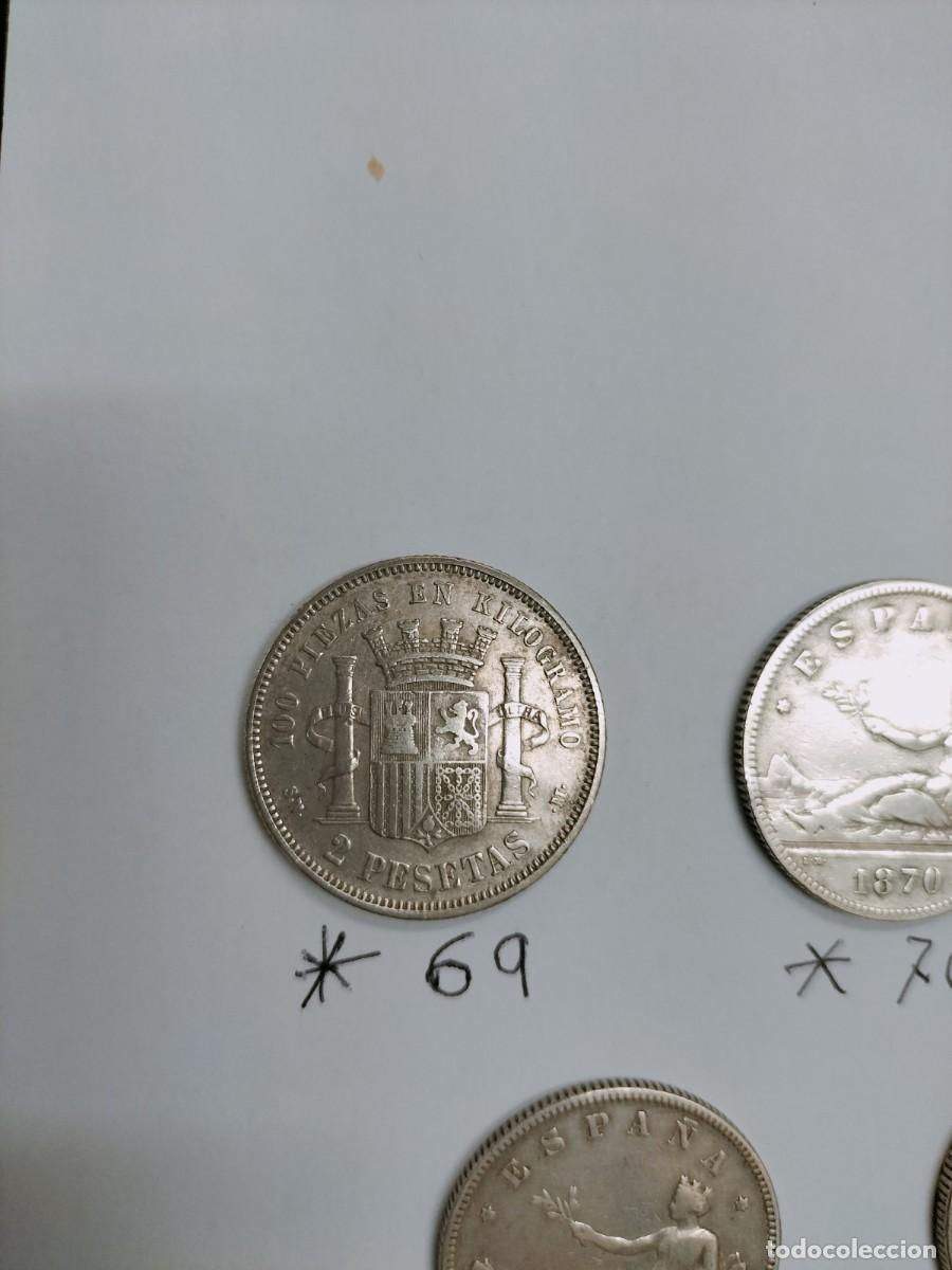 Monedas de Espa&ntilde;a: 5 monedas de 2 peseta de la Republica - Foto 10