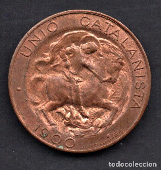 Monedas de Espa&ntilde;a: UNIO CATALANISTA - MODULO 5 CENTIMOS - 1900 - BRILLO ORIGINAL - Foto 1