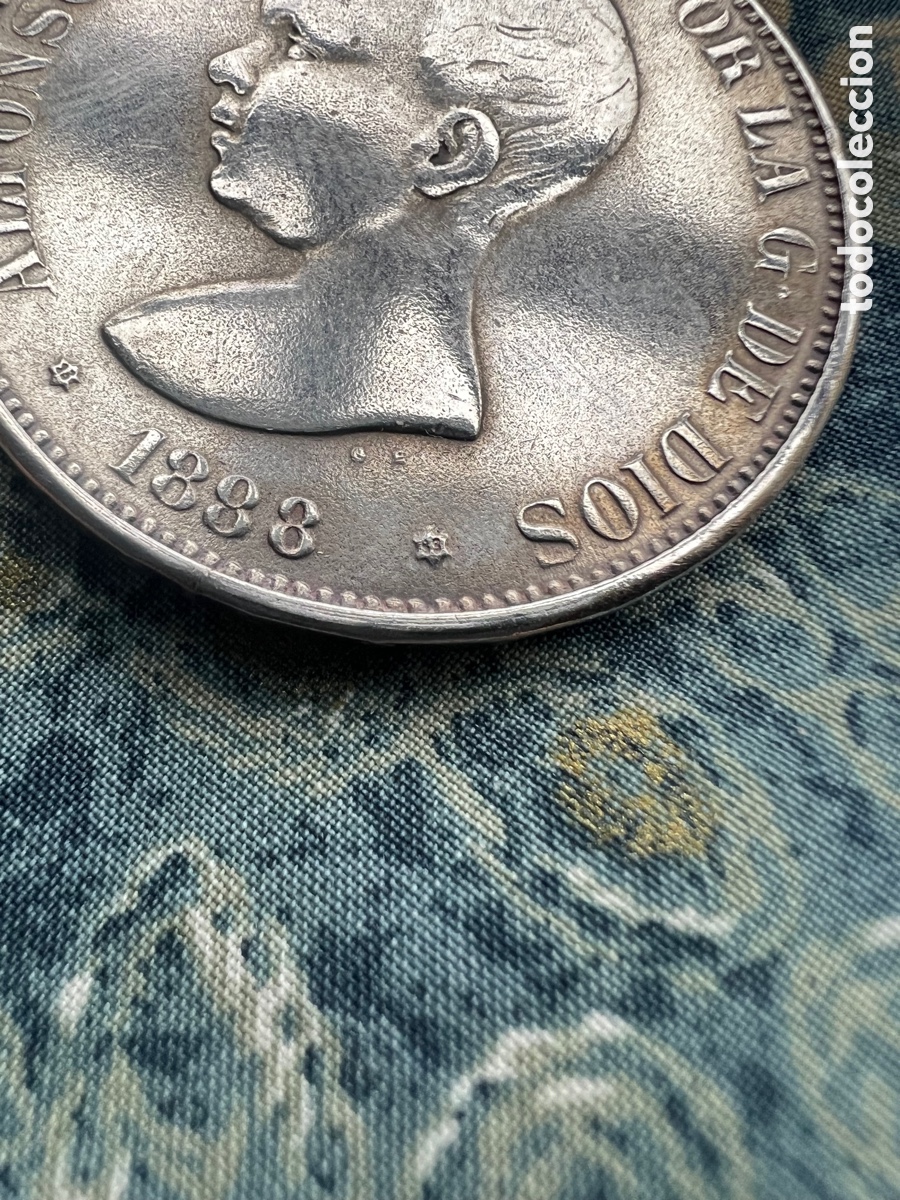 Monedas de Espa&ntilde;a: 5 pesetas Alfonso XIII 1988 MS - Foto 2