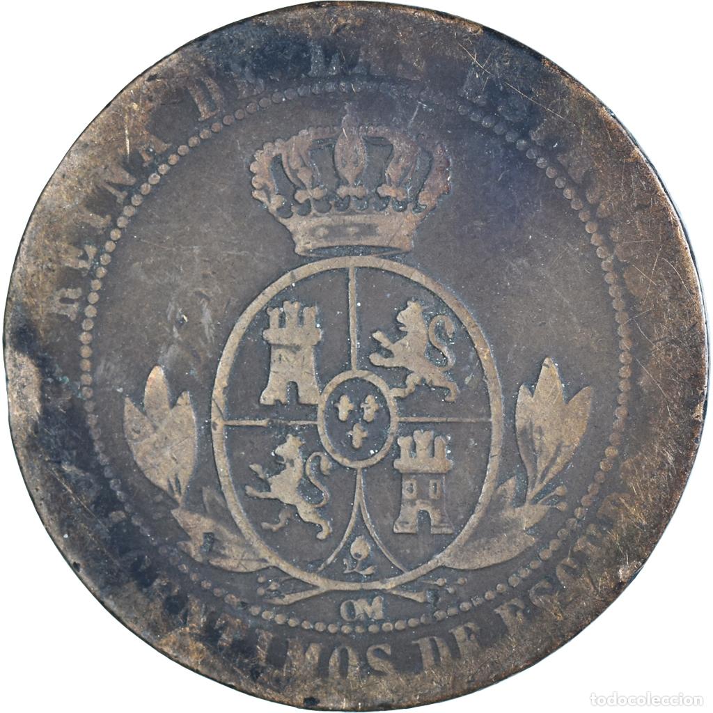 Monedas de Espa&ntilde;a: [#1465729] Moneda, Espa&ntilde;a, 2-1/2 Centimos, 1867 - Foto 2