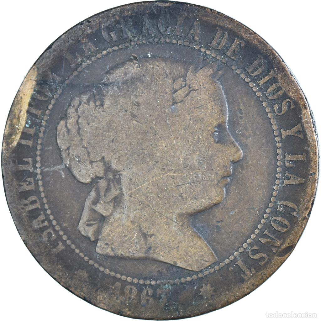 Monedas de Espa&ntilde;a: [#1465729] Moneda, Espa&ntilde;a, 2-1/2 Centimos, 1867 - Foto 1
