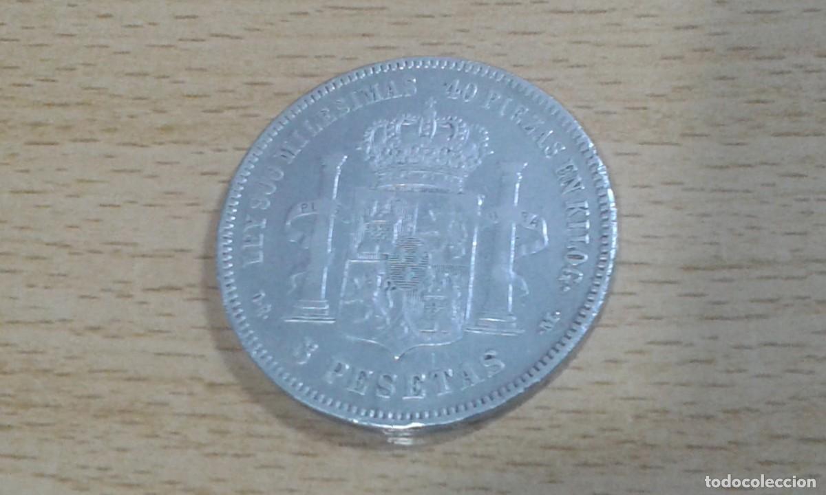 Monedas de Espa&ntilde;a: MONEDA DE PLATA ORIGINAL DE ALFONSO XII DE 1876 - Foto 2
