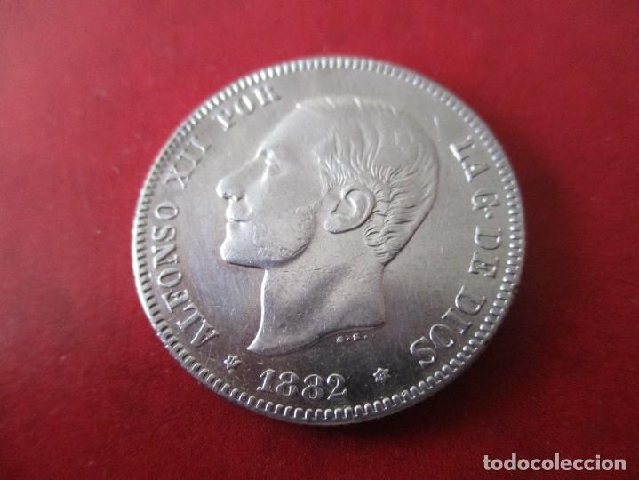 Monedas de Espa&ntilde;a: Alfonso XII. 2 pesetas. 1882 - Foto 1