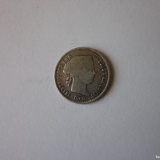 Monedas de España: CUARENTA CÉNTIMOS ESCUDO. ISABEL II. MADRID 1866. PLATA.. Lote 383711154