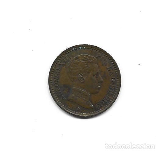 Monedas de Espa&ntilde;a: ALFONSO XIII- 2 CENTIMOS- 1904*04-SMV - Foto 1