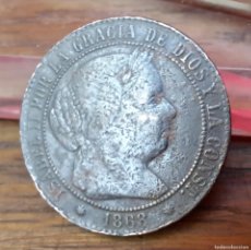Monedas de España: ESPAÑA, ISABEL II 2 ½ CÉNTIMOS DE ESCUDO 1868 OM