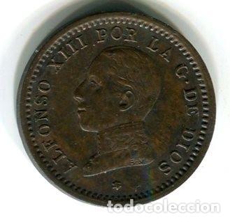 Monedas de Espa&ntilde;a: Espa&ntilde;a, Alfonso XIII. moneda de dos c&eacute;ntimos de 1912. - Foto 2