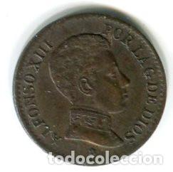 Monedas de Espa&ntilde;a: Espa&ntilde;a, Alfonso XIII. moneda de un c&eacute;ntimo de 1906. - Foto 2