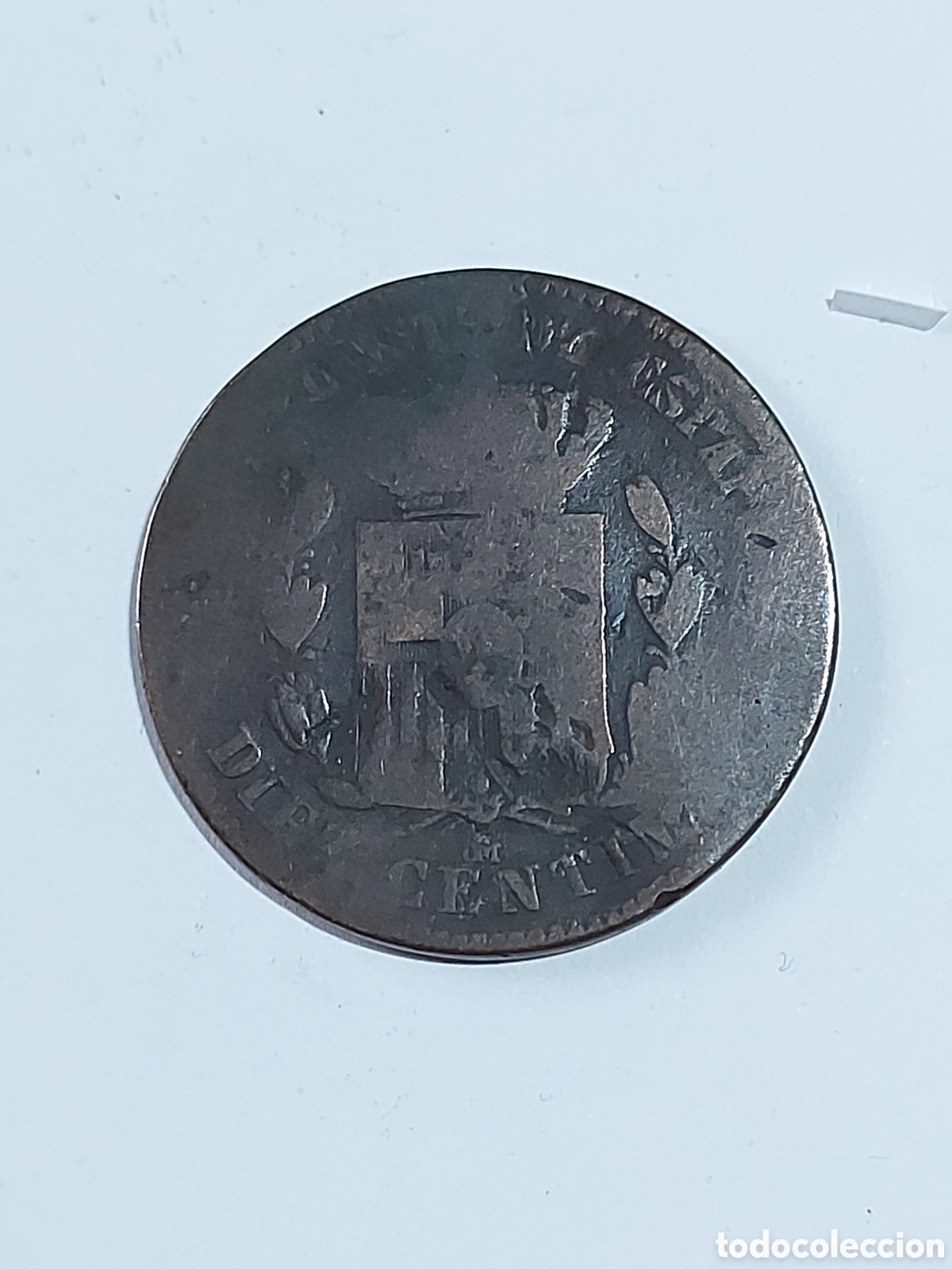 Monedas de Espa&ntilde;a: MONEDA ESPA&Ntilde;A ALFONSO XII 10 CENTIMOS 1878 - Foto 2