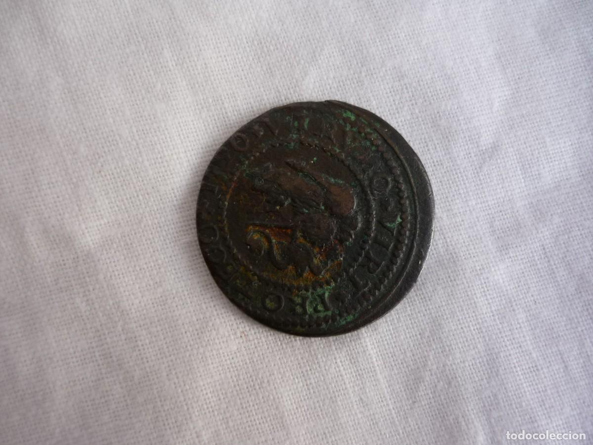 Monedas de Espa&ntilde;a: Moneda Felipe V, dos 2 maravedies 1720 - Foto 2