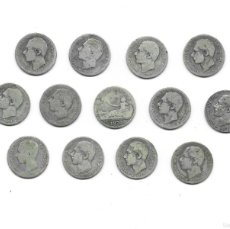 Monedas de España: LOTE DE 13 MONEDAS DE 1 PESETA-1870-1876-1882-1883-1885. Lote 387080664