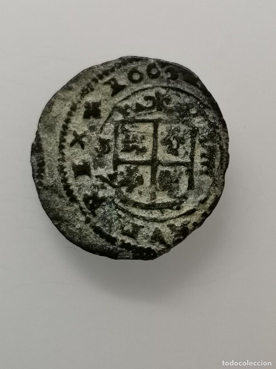Monedas de Espa&ntilde;a: Felipe IV 8 Maraved&iacute;s 1663 Granada. Anv, desplazado - Foto 3
