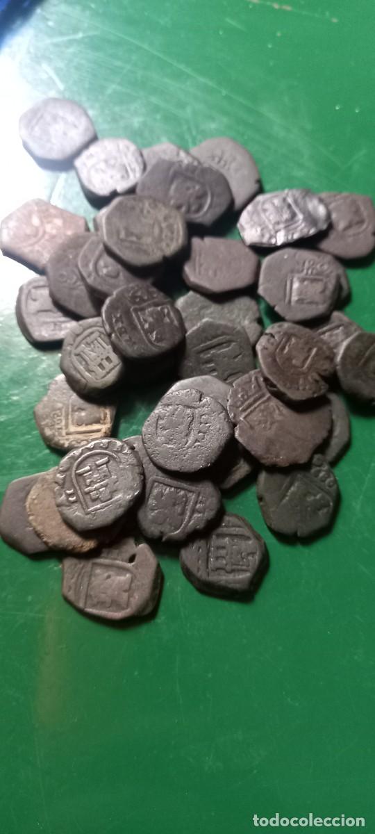 Monedas de Espa&ntilde;a: Lote de 40 monedas de CARLOS II - Foto 3