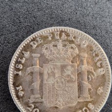 Monedas de España: MONEDA PLATA 20 CENTAVOS 1895 ALFONSO XIII PUERTO RICO ESCASA