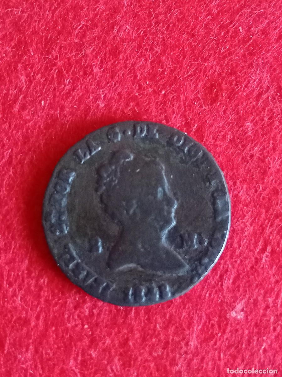 Monedas de Espa&ntilde;a: Moneda de 2 maraved&iacute;s Isabel ii 1848 Segovia - Foto 1