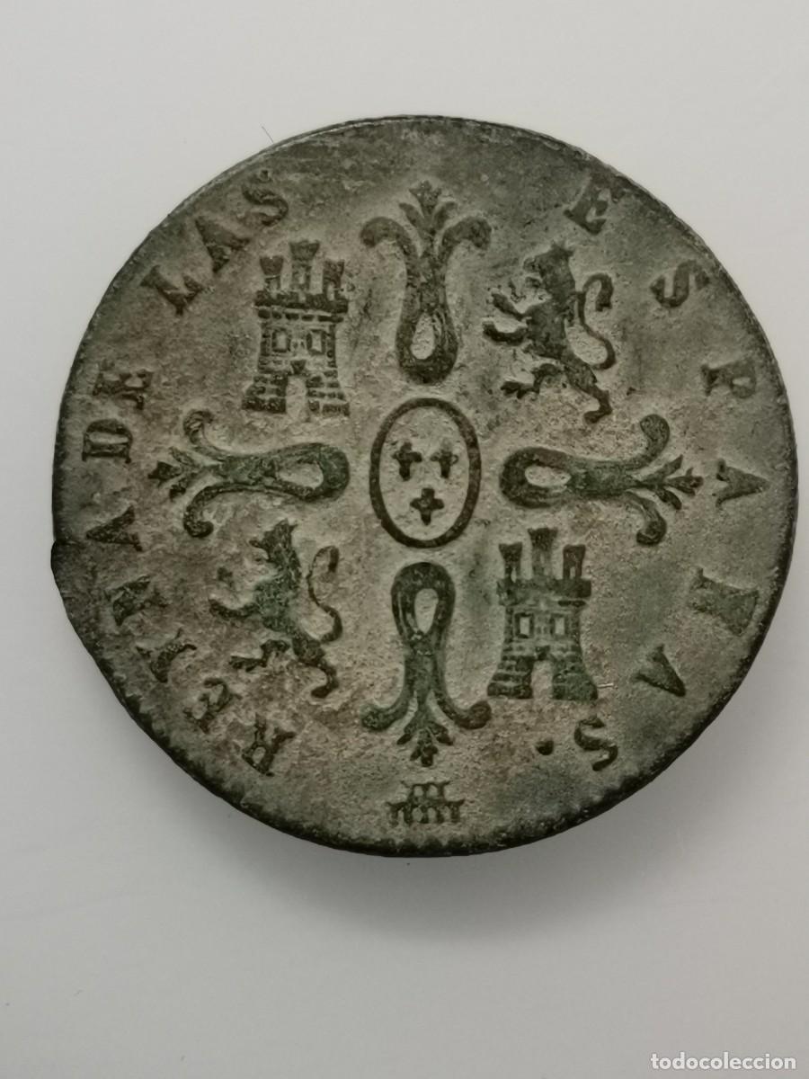 Monedas de Espa&ntilde;a: Isabel II 8 Maraved&iacute;s 1844 Segovia. - Foto 4