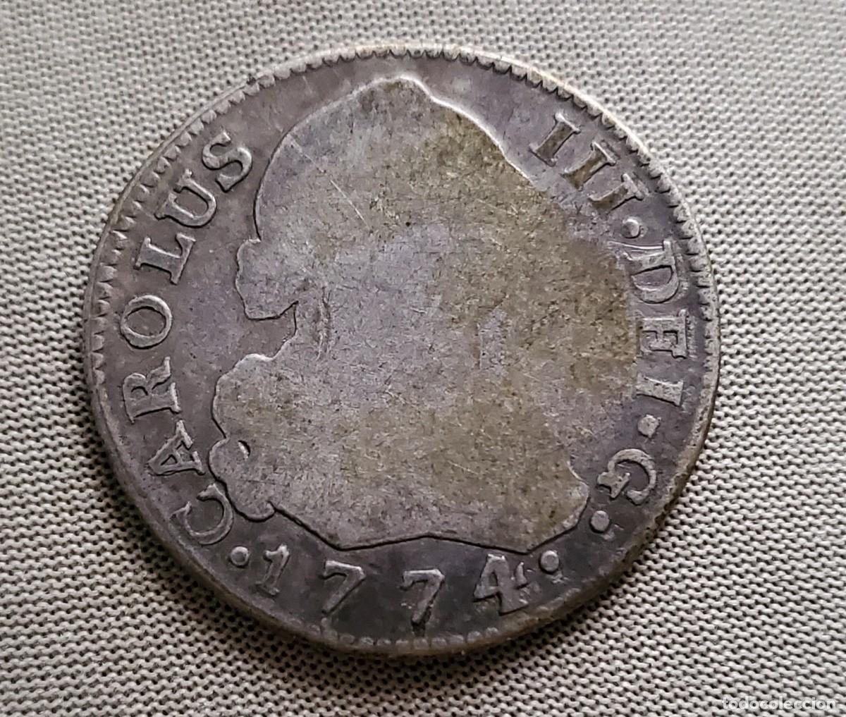 Monedas de Espa&ntilde;a: Carlos lll 2 reales 1774 - Foto 1