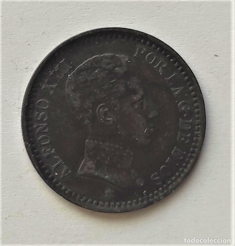 Monedas de Espa&ntilde;a: 2 c&eacute;ntimos de Espa&ntilde;a del 1905 - Foto 1