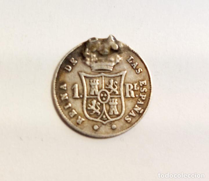Monedas de Espa&ntilde;a: 1 REAL MONEDA DE PLATA ISABEL II A&Ntilde;O 1854. - Foto 1