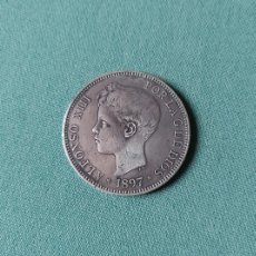Monedas de España: MONEDA DE 5 PESETAS, 1897 ALFONSO XII. Lote 389814639