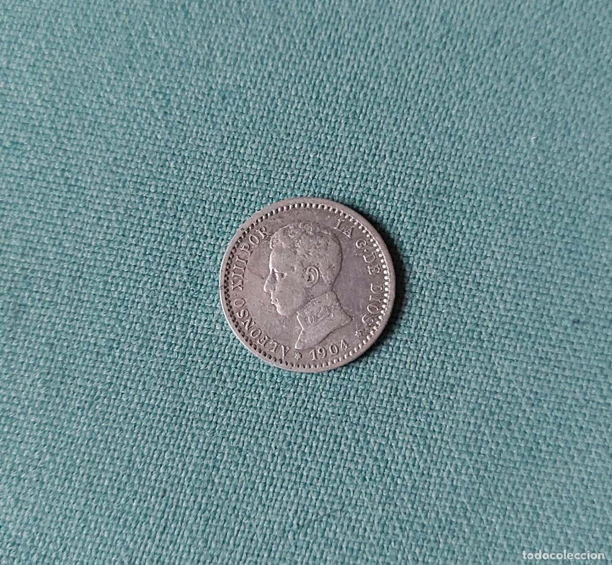 Monedas de Espa&ntilde;a: Moneda de 50 cent / c&eacute;ntimos, 1904 Alfonso XIII - Foto 1