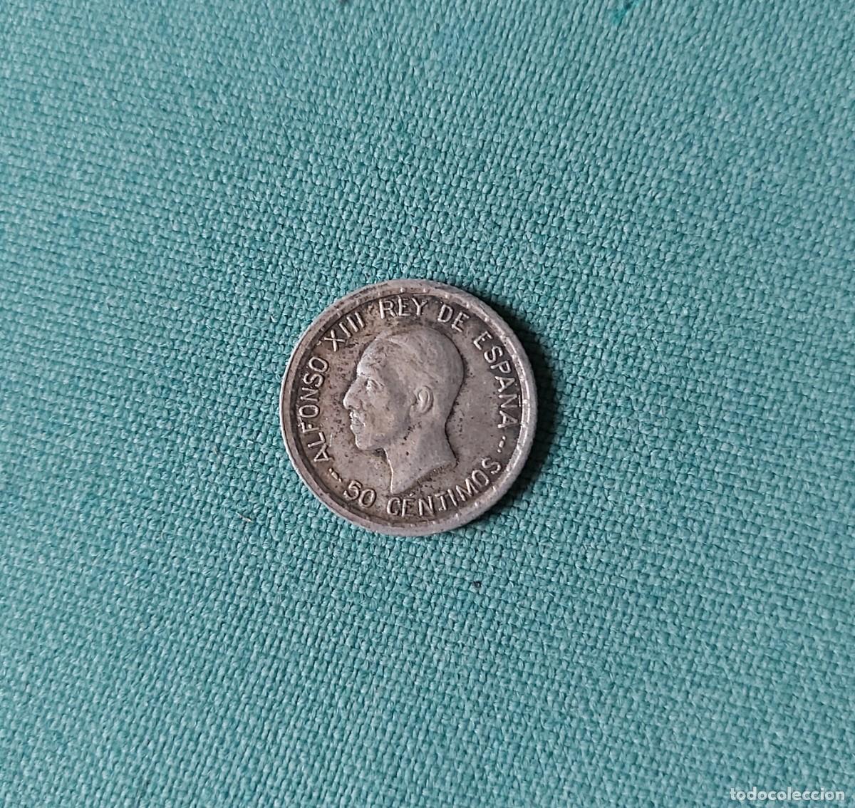 Monedas de Espa&ntilde;a: Moneda de 50 c&eacute;ntimos, 1926 Alfonso XIII - Foto 1