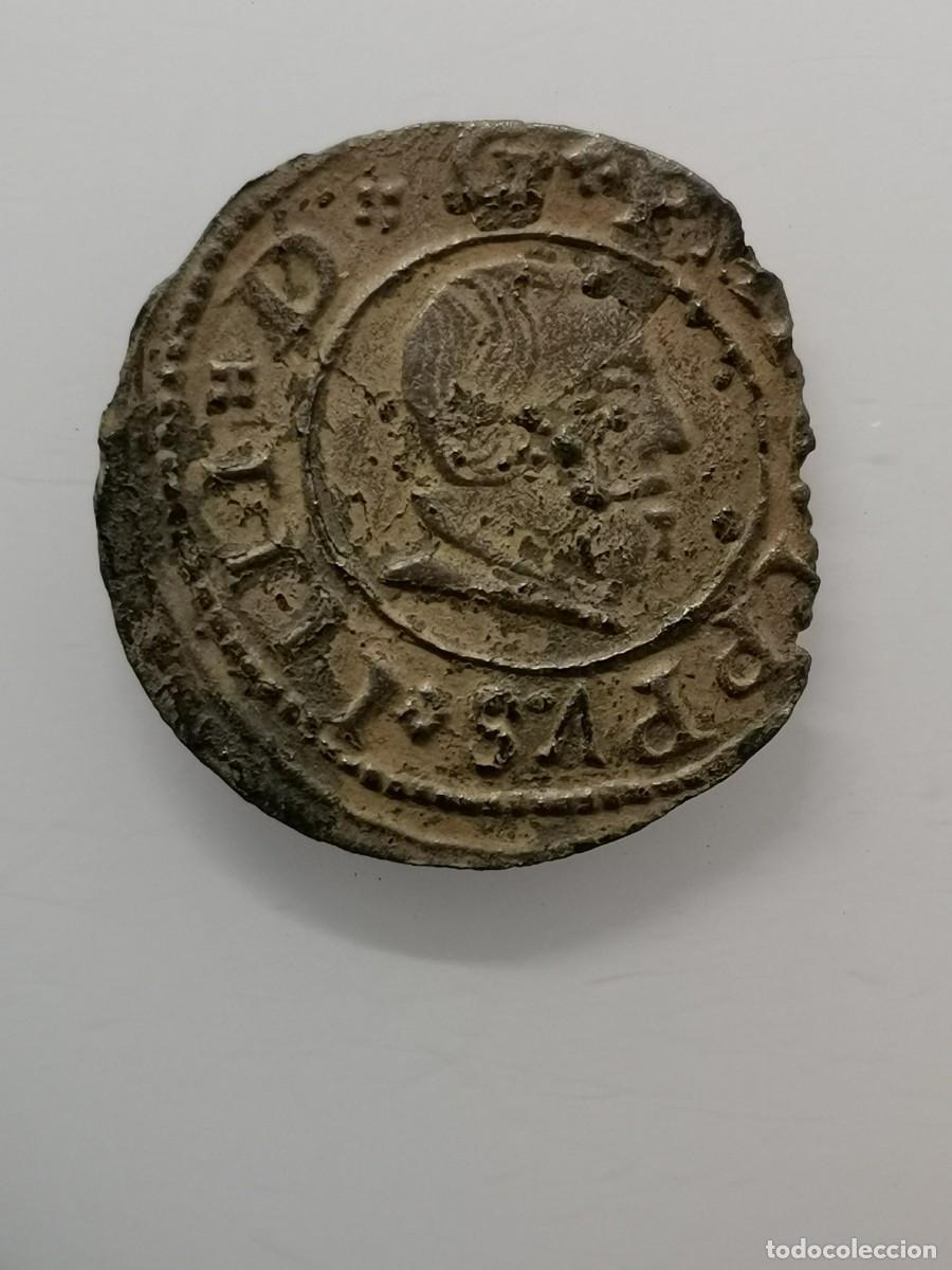 Monedas de Espa&ntilde;a: Felipe IV 16 Maraved&iacute;s 1663 Madrid. MY (con N invertida) - Foto 2