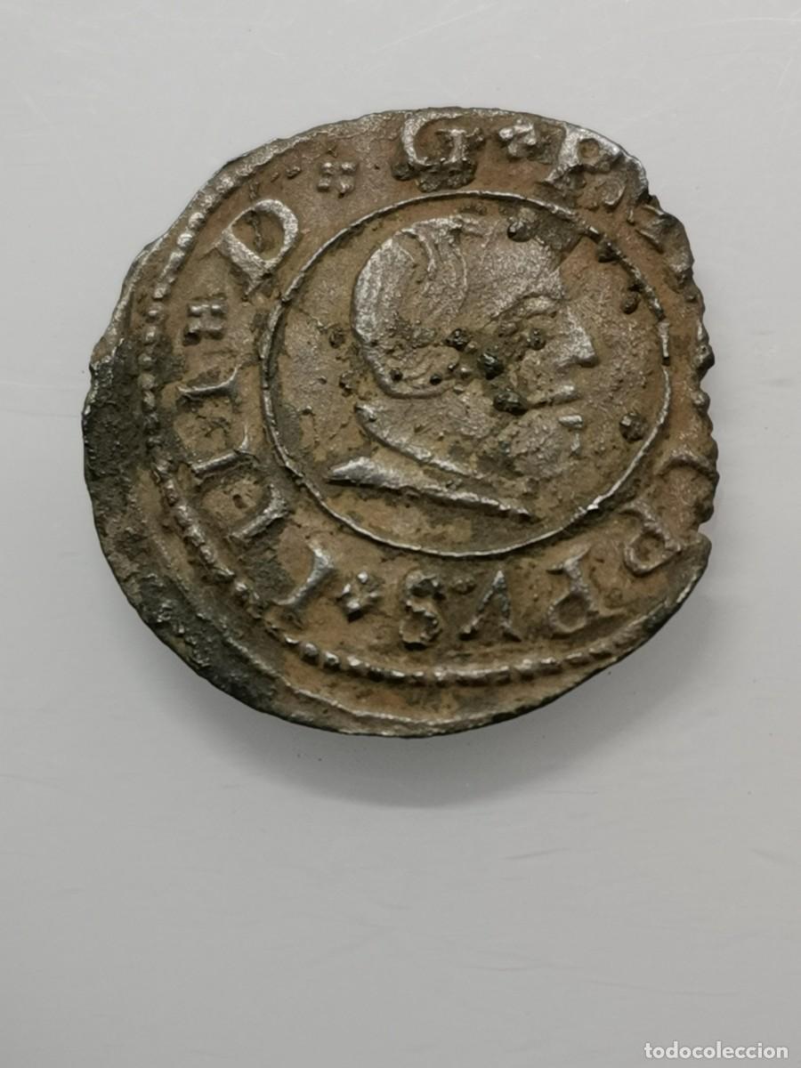 Monedas de Espa&ntilde;a: Felipe IV 16 Maraved&iacute;s 1663 Madrid. MY (con N invertida) - Foto 4