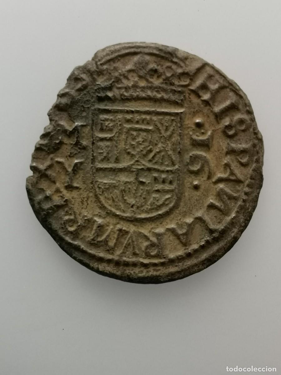 Monedas de Espa&ntilde;a: Felipe IV 16 Maraved&iacute;s 1663 Madrid. MY (con N invertida) - Foto 5