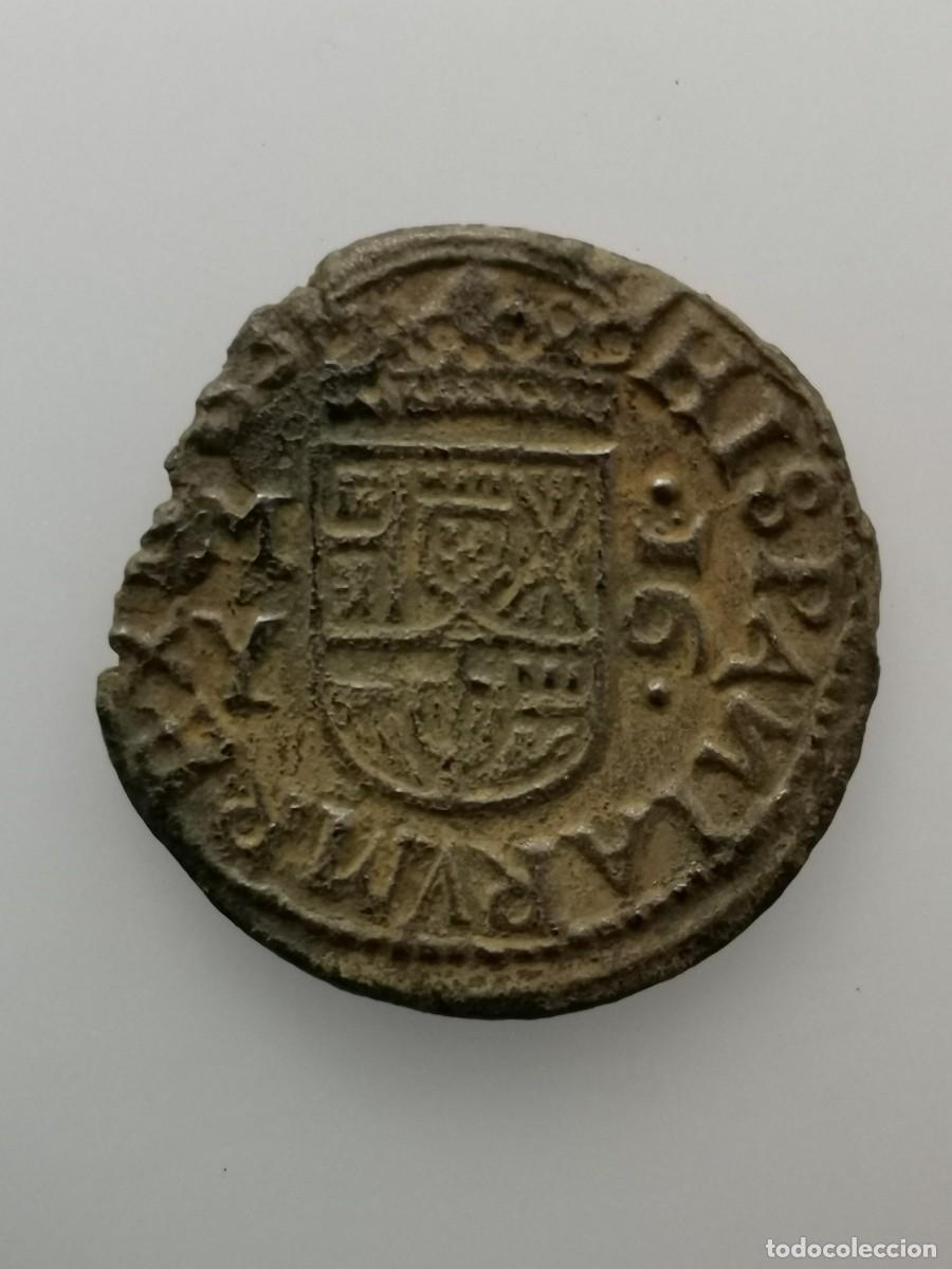 Monedas de Espa&ntilde;a: Felipe IV 16 Maraved&iacute;s 1663 Madrid. MY (con N invertida) - Foto 7