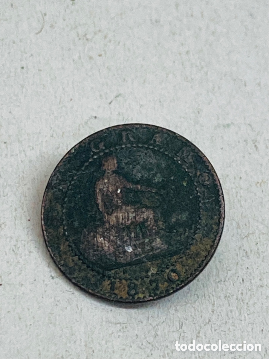 Monedas de Espa&ntilde;a: Moneda de un c&eacute;ntimo 1870 - Foto 1