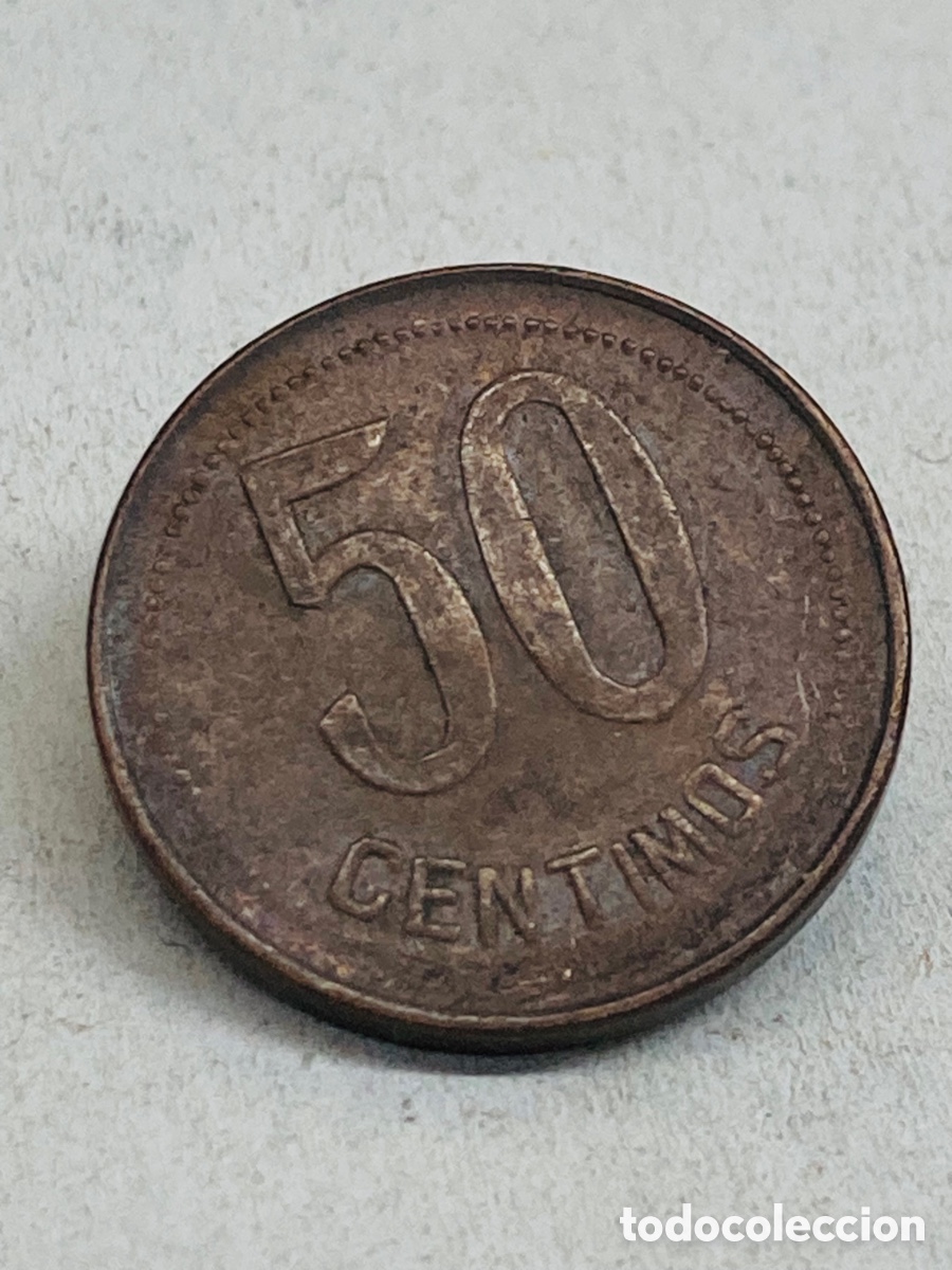 Monedas de Espa&ntilde;a: Moneda de 50 c&eacute;ntimos 1937 - Foto 2