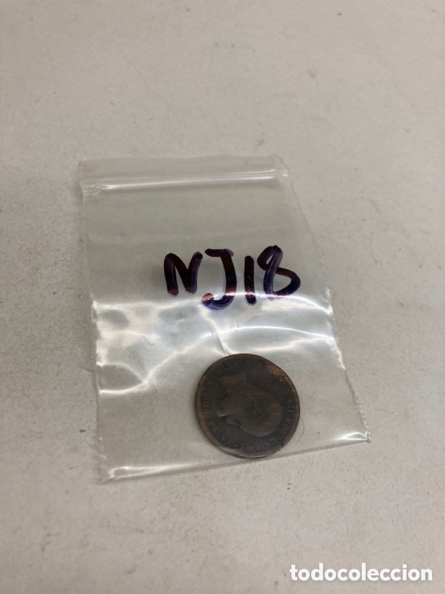 Monedas de Espa&ntilde;a: Moneda de cinco c&eacute;ntimos 1878 - Foto 3