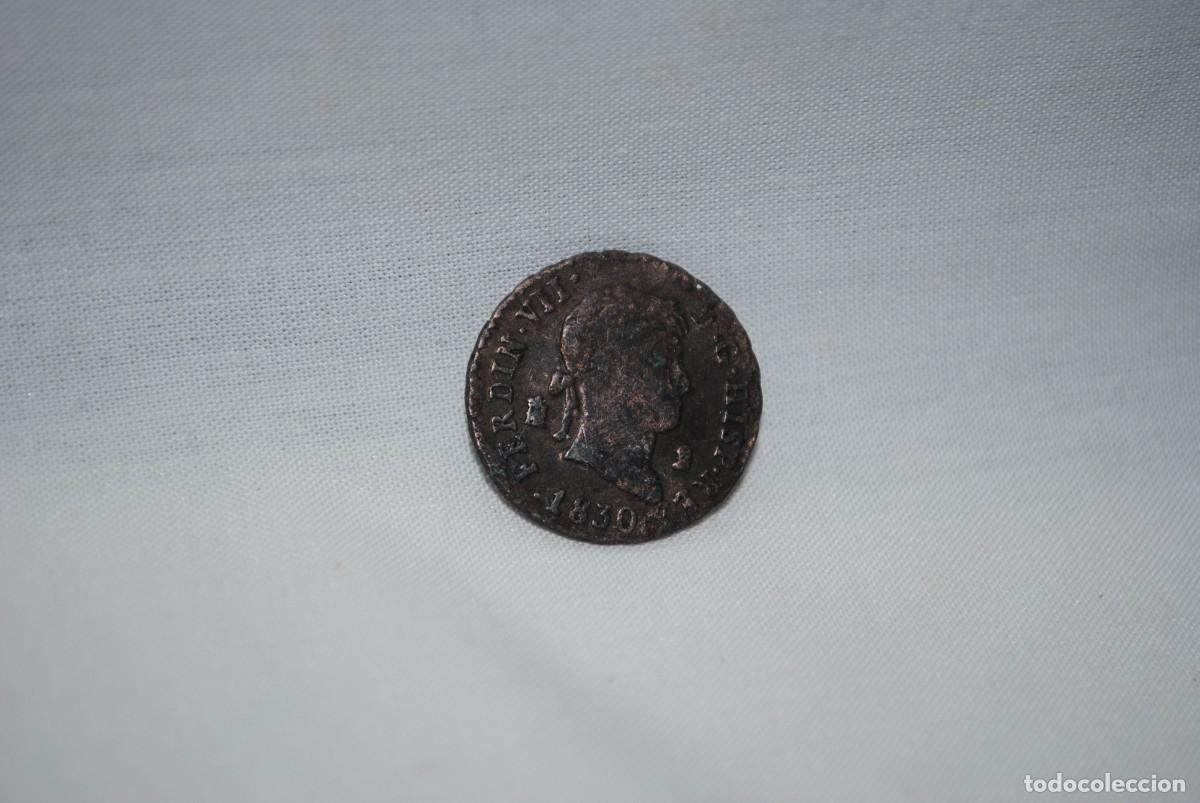 Monedas de Espa&ntilde;a: FERNANDO VII, 2 MARAVEDI , 1830 - Foto 2