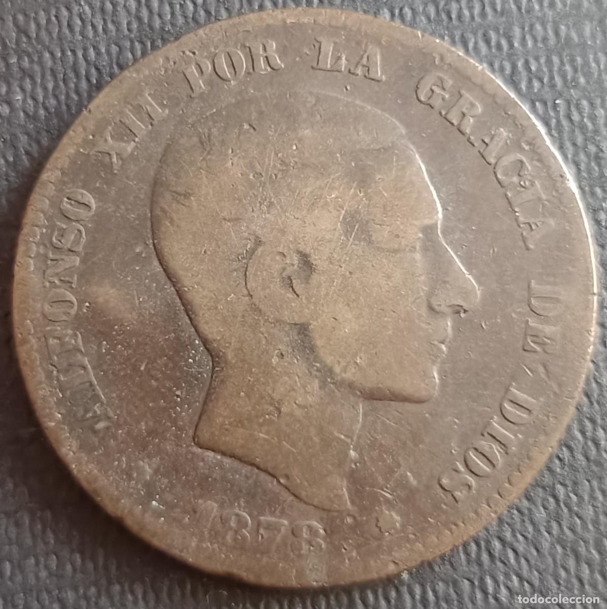 Monedas de Espa&ntilde;a: 10 C&eacute;ntimos 1878 - Alfonso XII - Espa&ntilde;a - Foto 1