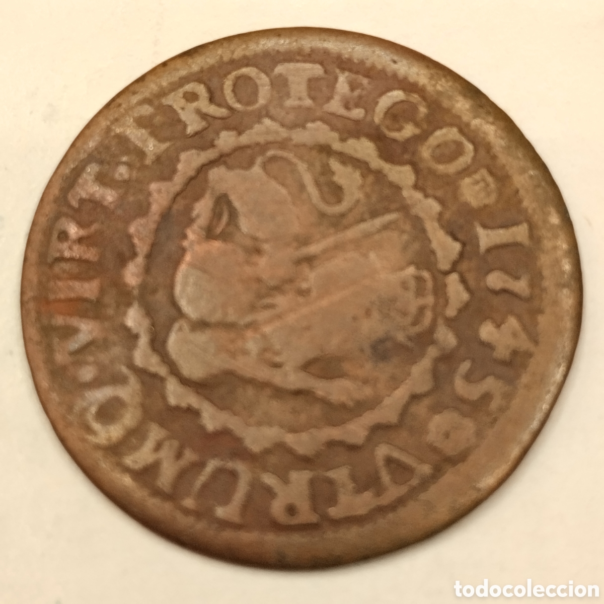 Monedas de Espa&ntilde;a: Felipe V. Philip V. 2 maraved&iacute;s. 1745 - Foto 1
