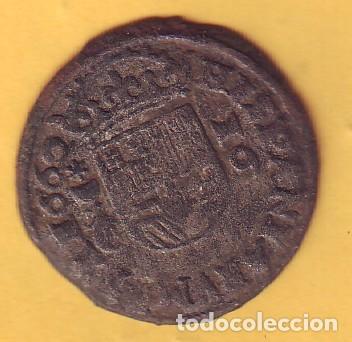Monedas de Espa&ntilde;a: FELIPE IV 16 MARAVEDIS CECA DE CUENCA A&Ntilde;O 1662 - Foto 2