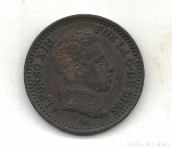 Monedas de Espa&ntilde;a: Alfonso XIII 1904 2 C&eacute;ntimos M78 - Foto 1