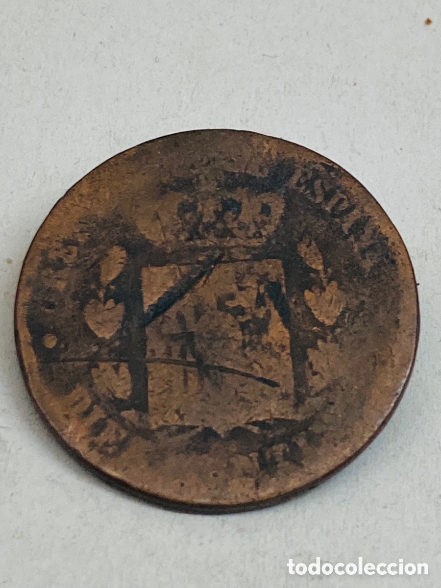 Monedas de Espa&ntilde;a: Moneda de diez c&eacute;ntimos 1879 - Foto 2