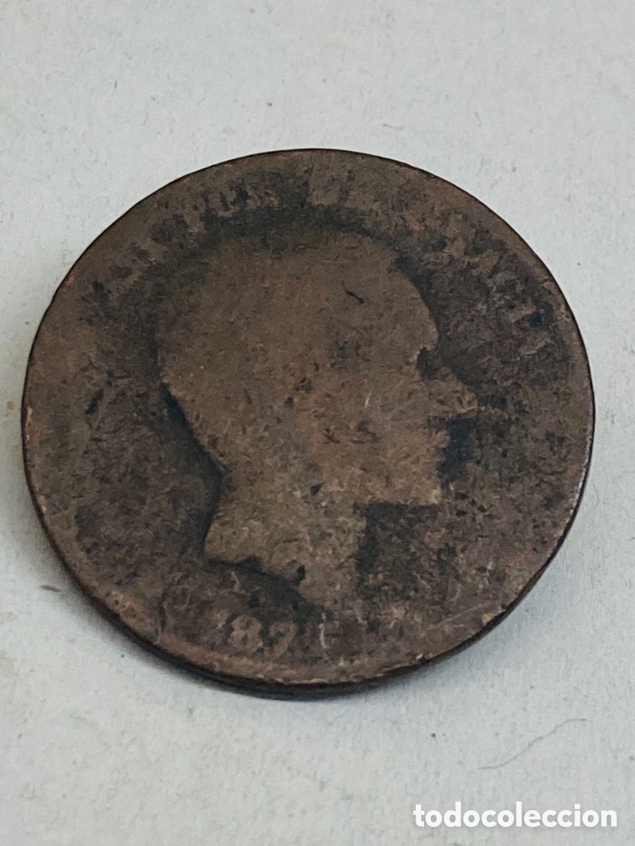 Monedas de Espa&ntilde;a: Moneda de diez c&eacute;ntimos 1879 - Foto 1