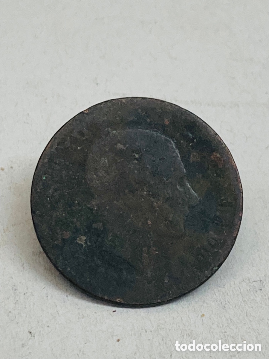Monedas de Espa&ntilde;a: Moneda de cinco c&eacute;ntimos 1879 - Foto 2