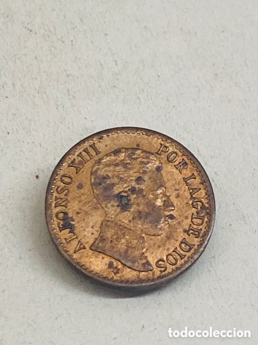 Monedas de Espa&ntilde;a: Moneda un c&eacute;ntimo 1906 - Foto 1