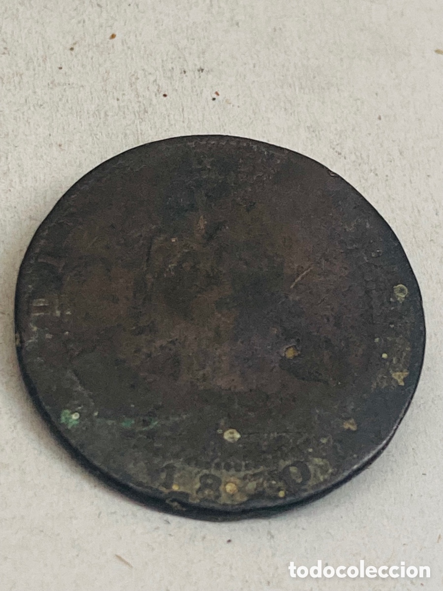 Monedas de Espa&ntilde;a: Moneda de diez c&eacute;ntimos 1870 - Foto 2