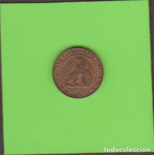 Monedas de Espa&ntilde;a: MONEDAS - GOBIERNO PROVISIONAL - 1 C&Eacute;NTIMO 1870 - CCT-23 (EBC+) - Foto 1